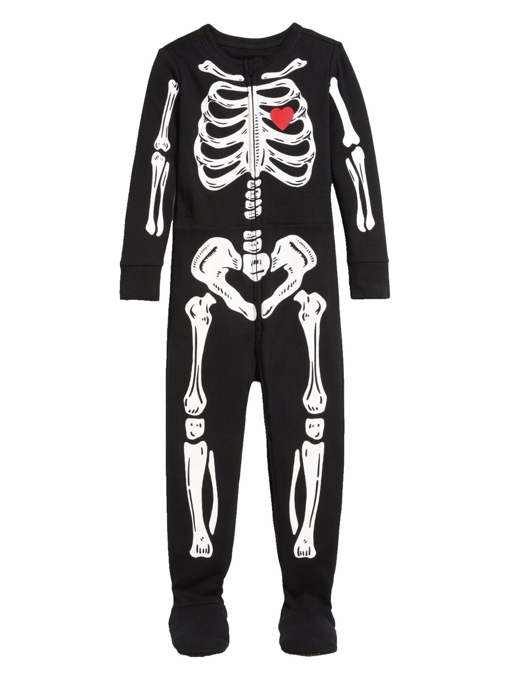 Old Navy Halloween Matching Family One-Piece Pajamas Day of the Dead Skeleton M